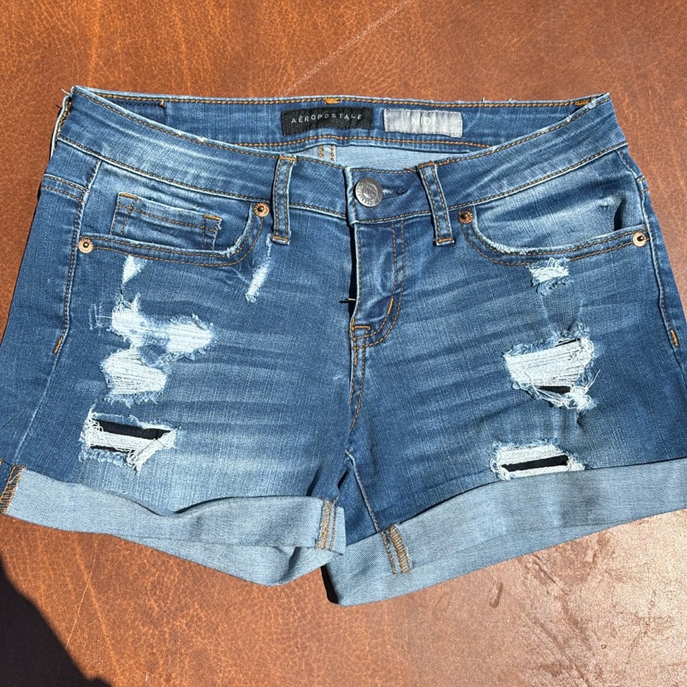 Aeropostale MIDI denim shorts